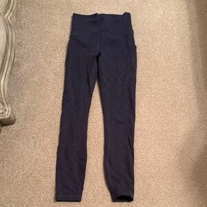 Lululemon leggings with pockets size 4 Dark grey/charcoal